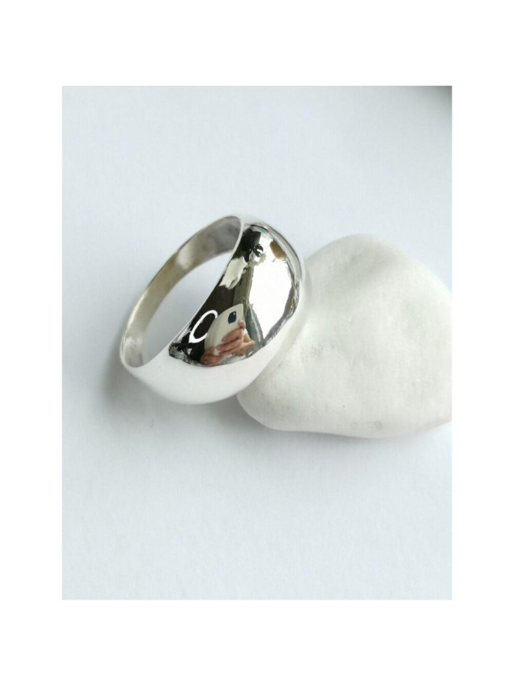 MOD inspired sterling silver dome ring size 9PRICE...